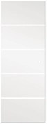 Anta per porta scorrevole ARTENS Miami in cristallo bianco L 86 x H 215 cm sp.8 mm reversibile