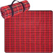 Coperta da picnic rossa 130 x 150 cm