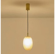 Lampadario a sospensione con filo 1xE14/25W/230V marrone pr. 15 cm