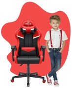 Sedia da gioco per bambini HC - 1004 rosso