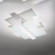 Plafoniera da Soffitto in Legno e Vetro 2xE27 FENIKS 2 da Interno