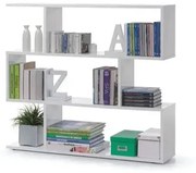 Libreria bassa Athena 97hx110x25 bianco