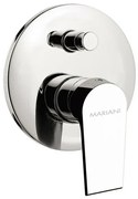 Miscelatore doccia incasso cromato con deviatore Mariani serie Artic