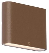 Lampada da parete per esterni moderna marrone ruggine 11,5 cm incl. LED IP65 - Batt