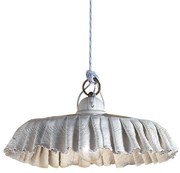 Lampadario Classico Modena Metallo E Ceramica Nero Sfumato Rame 38Cm 1 Luce E27