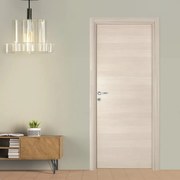 Porta battente Sea ecru L 80 x H 210 cm reversibile