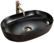 Lavabo da appoggio REA Cleo Black Mat