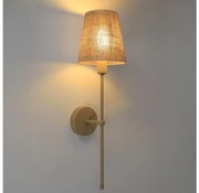Lampada da parete MADELA 1xE14/40W/230V iuta/beige
