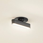 Lindby Luci LED da incasso Eldrin, nero, barra luminosa, 13,1 cm