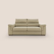 Magnolia divano letto con materasso alto 18 cm morbido schienale alto in tessuto smacchiabile T05 cammello