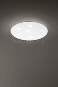 Plafoniera random in alluminio colore bianco lled 45w + 32w 6160lm ...