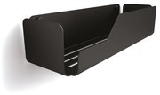 Koh-I-Noor Piega 7519n Cestino Contenitore 25x10 Rettangolare A Muro In Acciaio nero Opaco