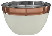 Ciotola in acciaio inox in rame e beige ø 18 cm Prescott - Premier Housewares