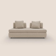 Gransasso Divano letto matrimoniale dal DESIGN innovativo in tessuto impermeabile T03 beige