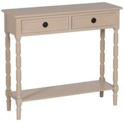 Console Bianco Legno di pino Legno MDF 90 x 30 x 81 cm