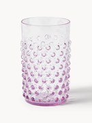 Bicchieri per acqua in vetro soffiato Hobnail 6 pz