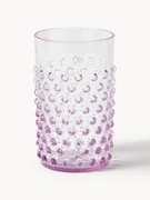 Bicchieri per acqua in vetro soffiato Hobnail 6 pz