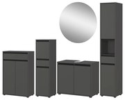 Set da bagno color antracite Lemont - Germania