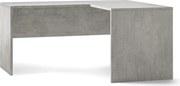 Scrivania da Ufficio Angolare Destra 160x76x150 cm Cemento...