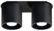 Sollux SL.0054 - Faretto ORBIS 2 2xGU10/40W/230V nero