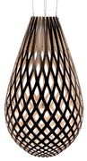 David Trubridge - Koura Lampada a Sospensione H160 Nero 1 Lato David Trubridge