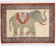 Agra Tappeto orientale 70x90 (Indian) Annodato A Mano