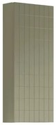 Pensile bagno Pixel laccato opaco verde salvia, 1 anta apertura da sinistra P 17 x L 30 x H 80 cm