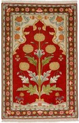 Cashmere Silk Tappeto 190 x 130 Beige (Indian) Annodato A Mano
