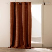 Tenda color terracotta in bouclé 140x260 cm Winona – douceur d'intérieur