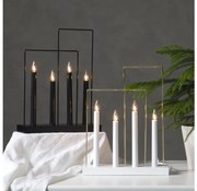 Eglo 410985 - Candeliere di Natale GLOSSY FRAME 4xE10/3W/230V bianco