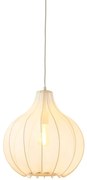 Lampadario beige con paralume in tessuto ø 39 cm Elati - Light &amp; Living
