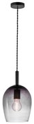 Nordlux - Sospensione a cavo UMA 1xE27/40W/230V Ø 18 cm nero/fumé