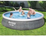 Bestway - Set Piscina Gonfiabile Fast con Pompa 396x84 cm