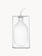 Distributore aceto e olio in vetro borosilicato fatto a mano Cilindro alt. 19 cm