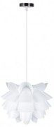 Lampadario da soffitto Camelia Bianco 1 x E27 Novaline