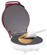 Beper - Piastra per waffle 2 in 1 1000W/230V rossa