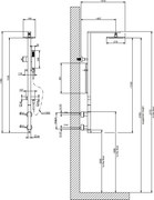 Colonna Doccia con Miscelatore Termostatico doccetta e soffione Cromo Rettangolo 23411 Shower Gessi