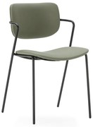 Set di sedie da pranzo kaki 2 pz Maika - Marckeric