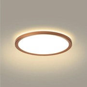 Brilagi - Plafoniera da bagno ultra sottile a LED/12W/230V Ø 22,5 cm oro rosa IP54
