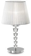 Lampade Da Scrivania - Ufficio Classica Pegaso Metallo Bianco 1 Luce E14 Big