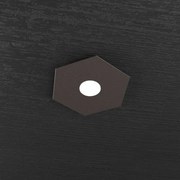 Hexagon applique-plafoniera 1 luce marrone 1142-1l-ma