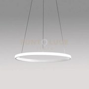 Iole s/1 - lampadario a sospensione bianco led 3000k 1400lm 28w dim...