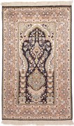 Cashmere Silk Tappeto 80 x 130 (Indian) Annodato A Mano