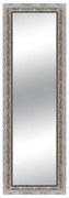 Specchio rettangolare in legno argento 68 x 168 cm