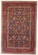 Kashan Tappeto 130 x 200 (Iran) Annodato A Mano