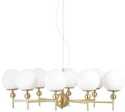 Globen Lighting - Astrid 85 Lampada A Sospensione Ottone Spazzolato/Bianco Globen Lighting