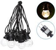 Aigostar - Catena decorativa da esterno LED 10xLED/8m IP44 bianco caldo