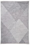 Tappeto in grigio chiaro in misto cotone lavabile 122x170 cm Whisper – Think Rugs