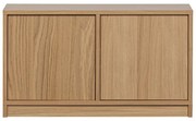 Tavolo TV modulare in rovere colore naturale 77x44 cm Modulair - vtwonen