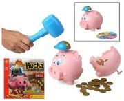 Gioco Educativo Piggy bank Spagnolo Rosa (27 x 27 cm)